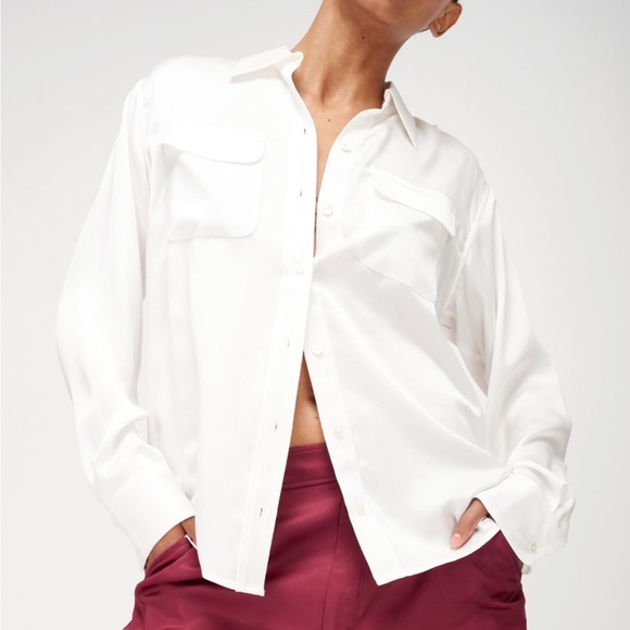 Equipment Signature Silk Shirt XS leopard print 100% silk - Picture 5 of 7